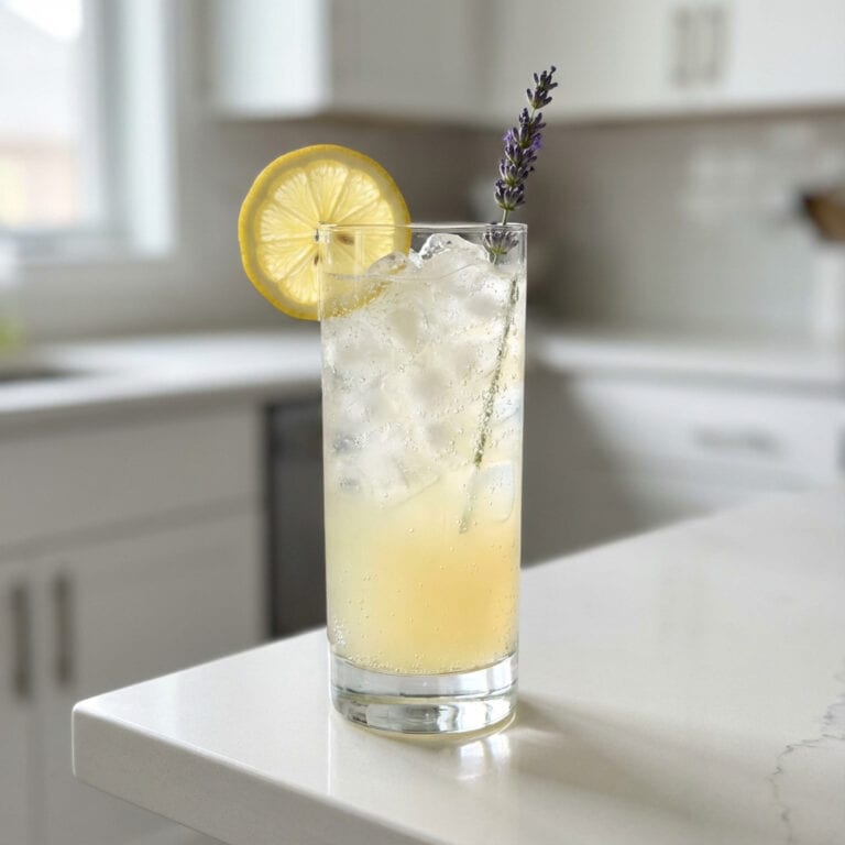 Lavender Lemon Fizz Cocktail Recipe