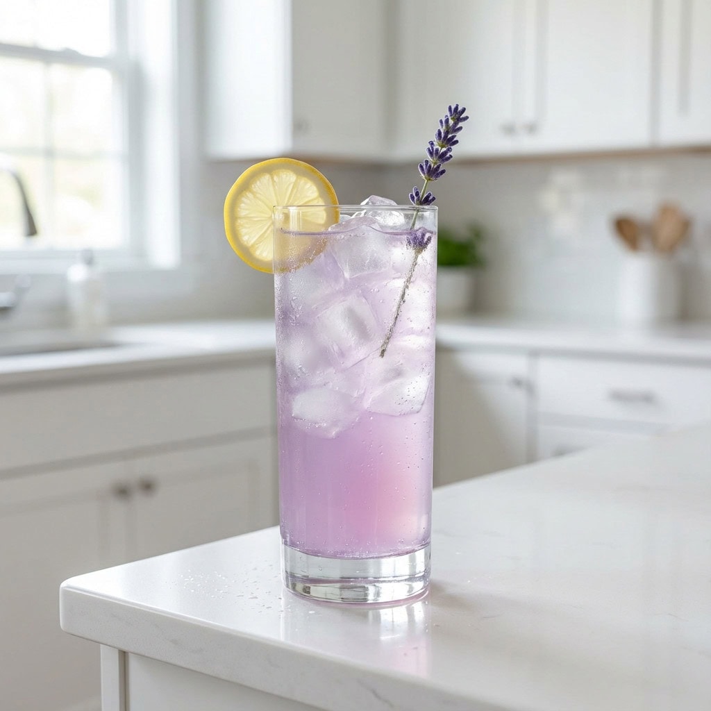 Lavender Lemonade Fizz Cocktail Recipe