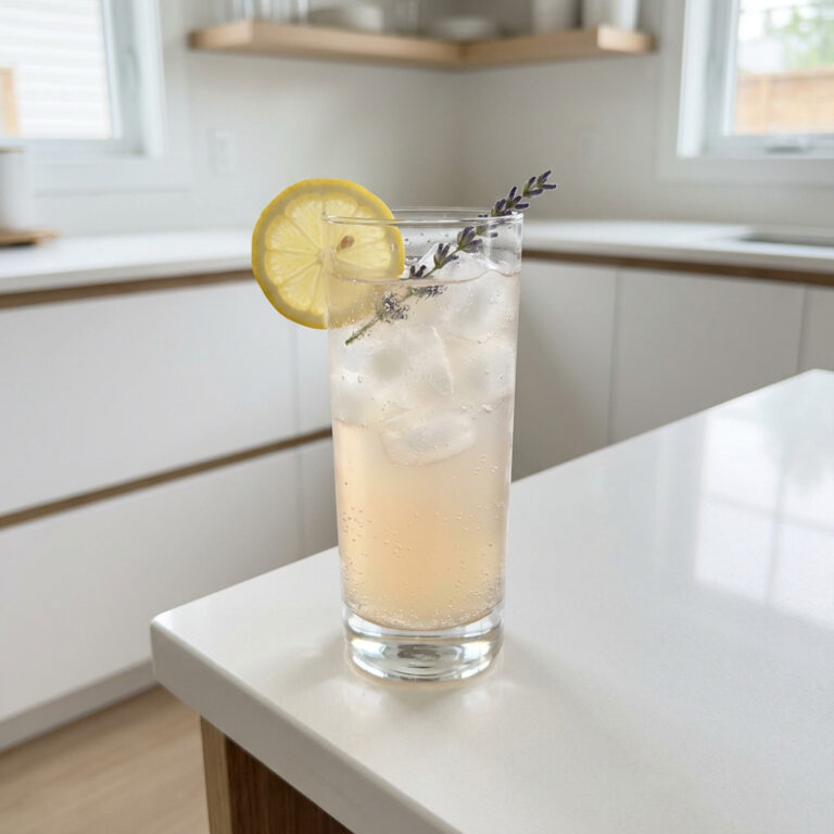 Lavender Lemonade Spritz Mocktail Recipe