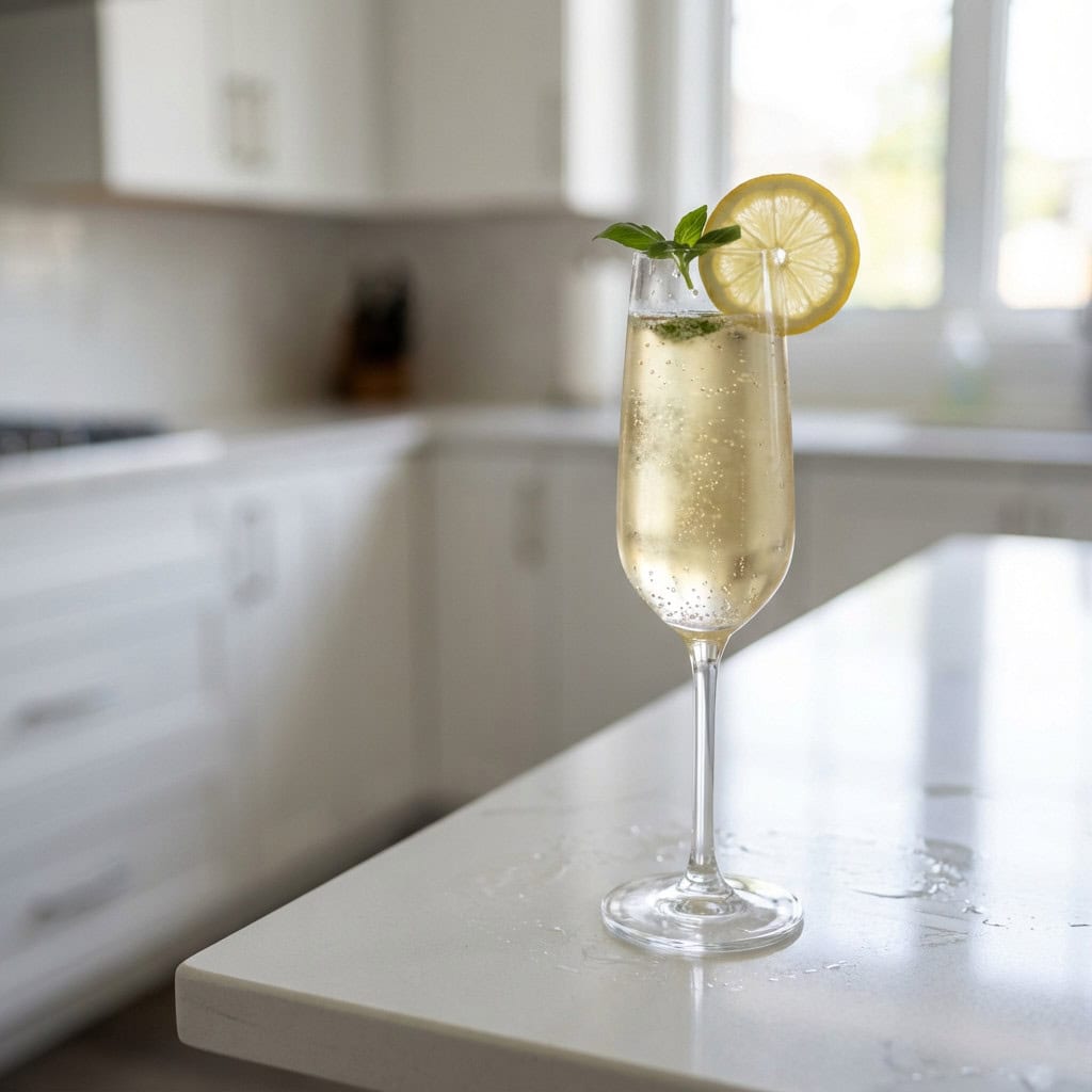 Lemon Basil Prosecco Cocktail Recipe