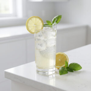 Lemon Basil Vodka Tonic Vodka Cocktail Recipe