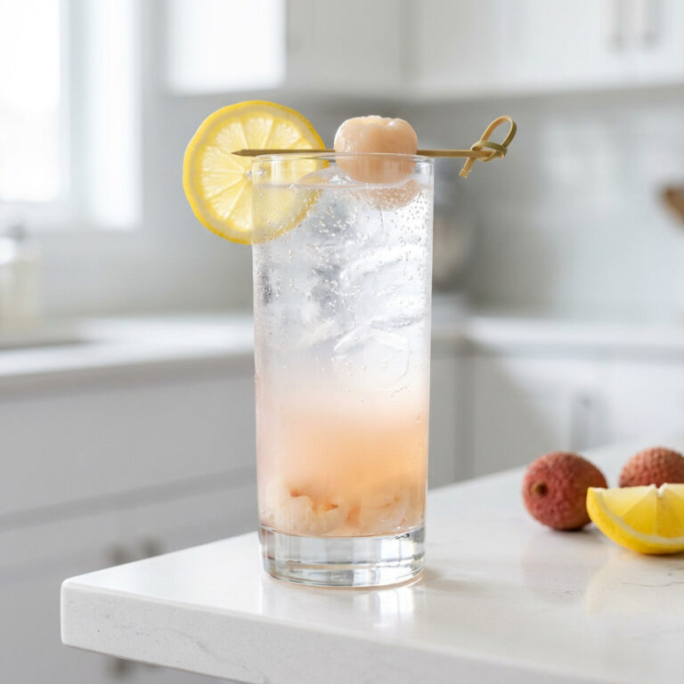 Lychee Lemon Cooler Cocktail Recipe