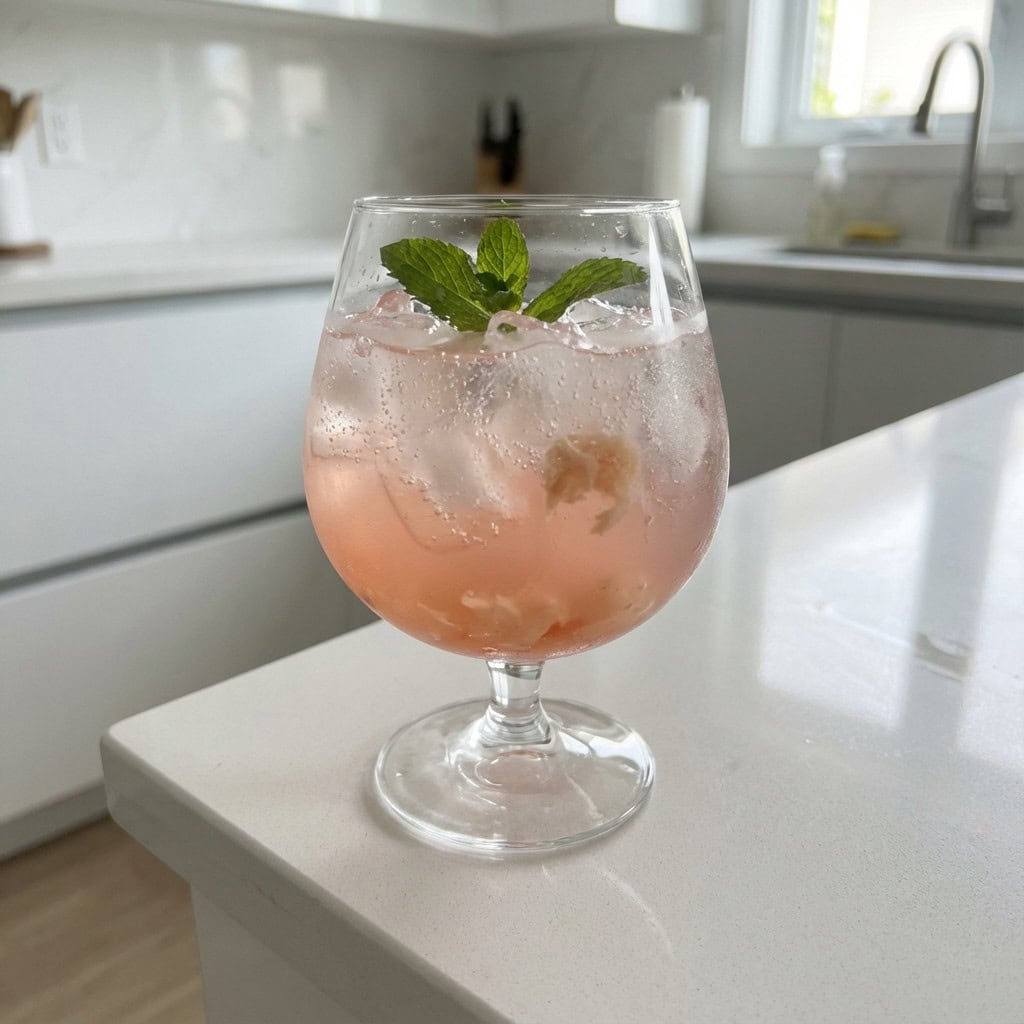 Lychee Pink Lemonade Mocktail Recipe