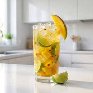 Mango Chili Caipirinha Cocktail Recipe