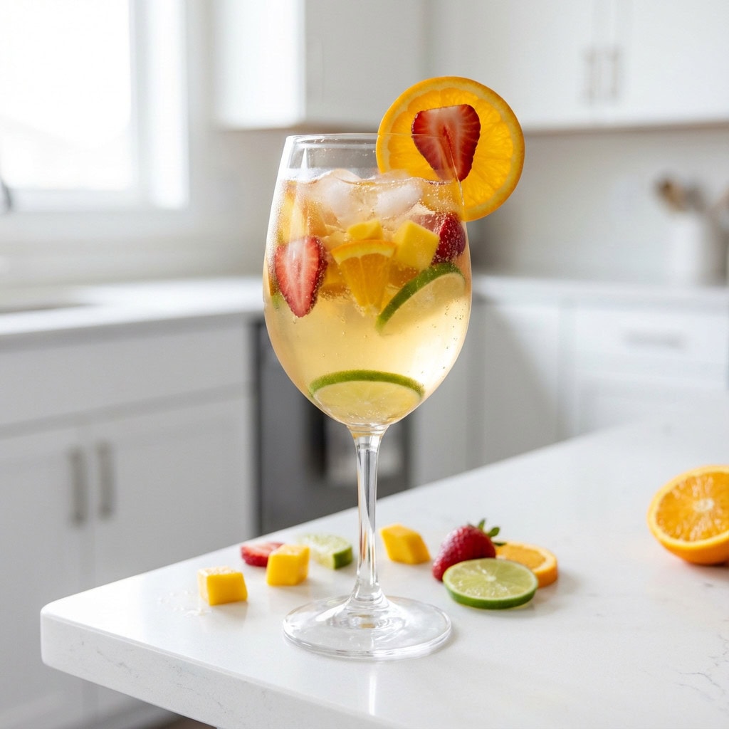 Mango Passionfruit Sangria Cocktail Recipe