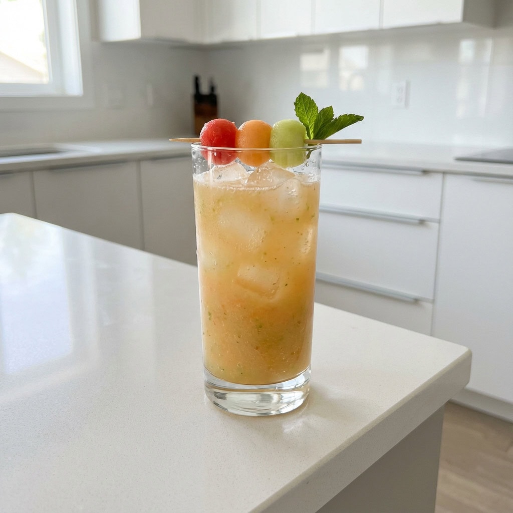 Melon Medley Mocktail Recipe