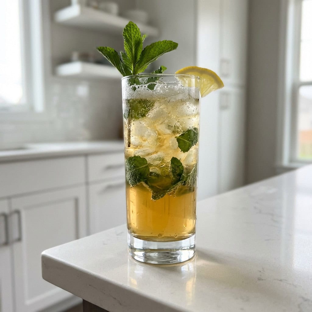 Mint Julep Fizz Cocktail Recipe