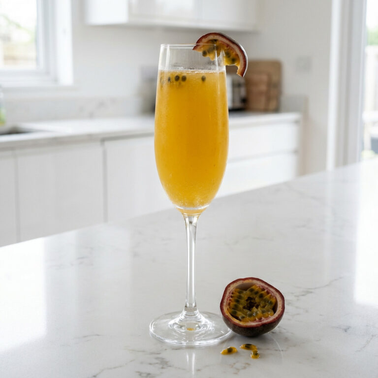 Passionfruit Prosecco Mimosa Cocktail Recipe
