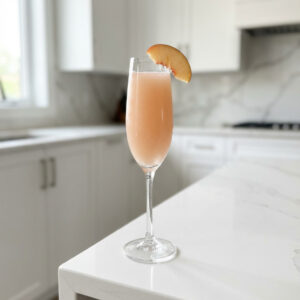 Peach Bellini Bliss Cocktail Recipe