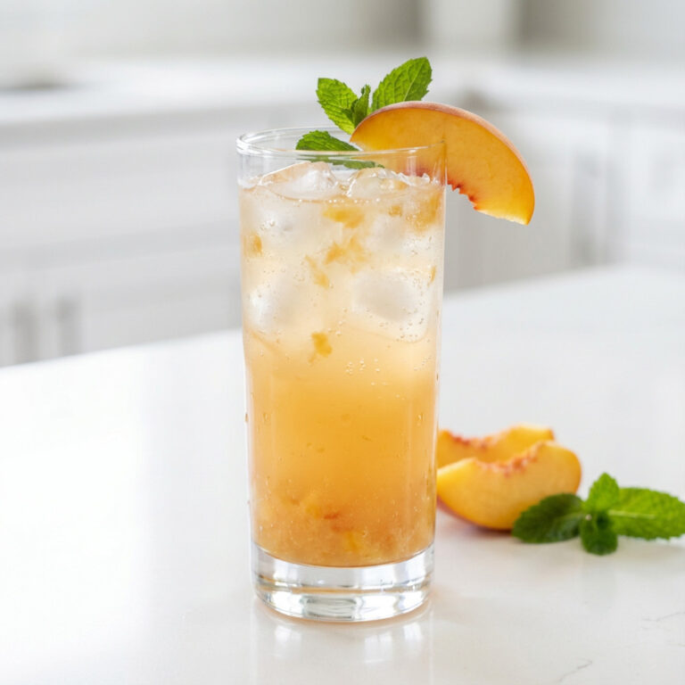 Peachy Keen Mocktail Recipe