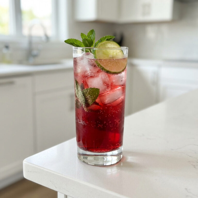 Pomegranate Ginger Bliss Mocktail Recipe