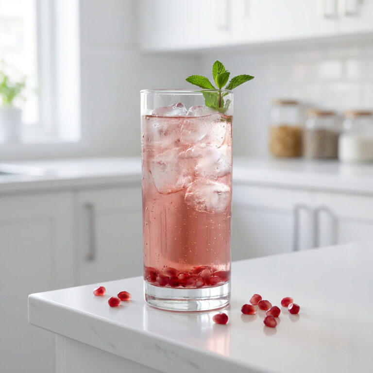 Pomegranate Mint Spritz Cocktail Recipe
