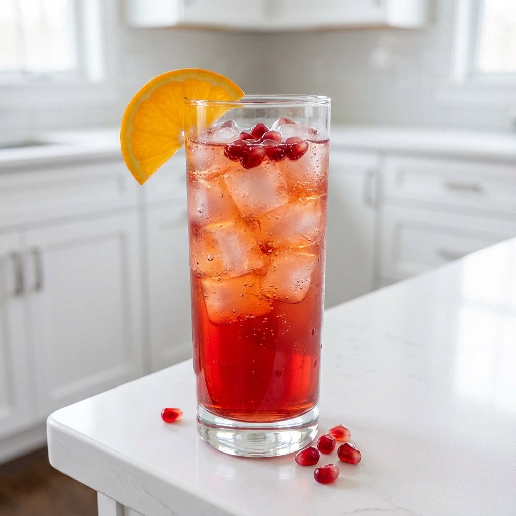 Pomegranate Orange Zing Mocktail Recipe