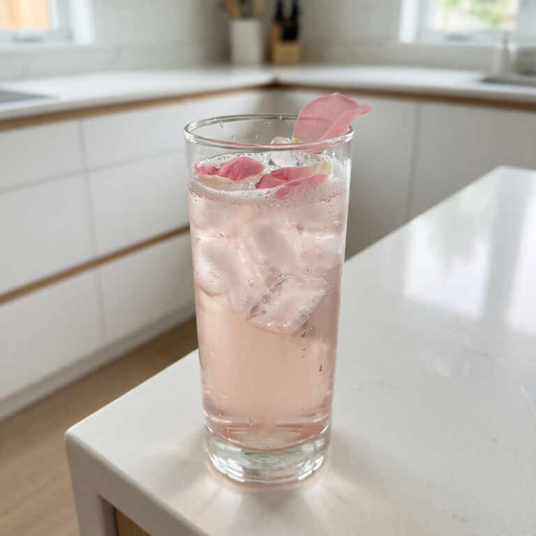 Rose Petal Tonic Mocktail Recipe