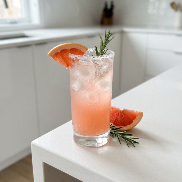 Rosemary Grapefruit Palomas Cocktail Recipe
