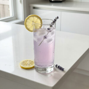 Sparkling Lavender Lemonade Cocktail Recipe