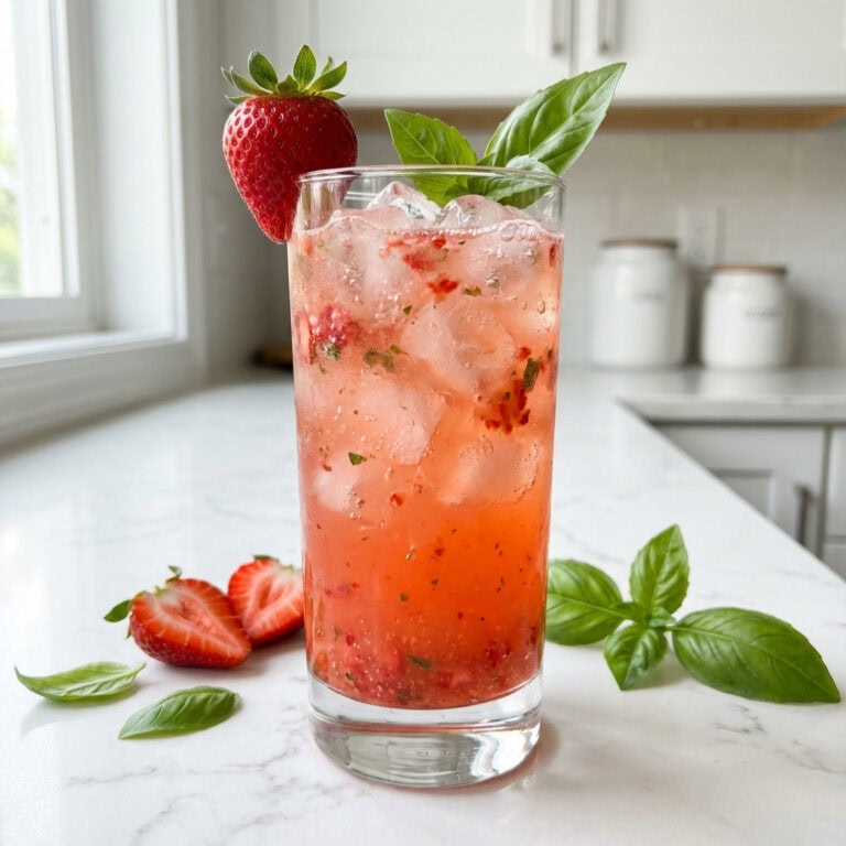 Strawberry Basil Smash Cocktail Recipe