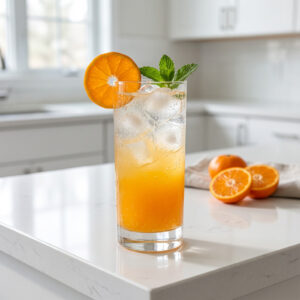 Tangerine Elderflower Fizz Cocktail Recipe