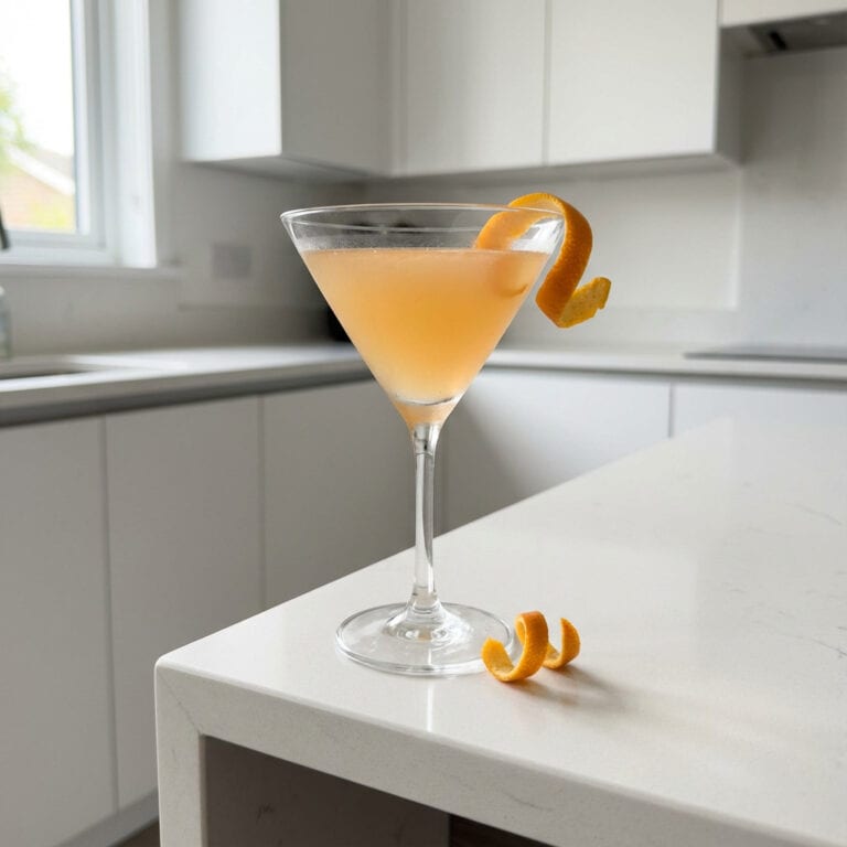 Tangerine Elderflower Martini Cocktail Recipe