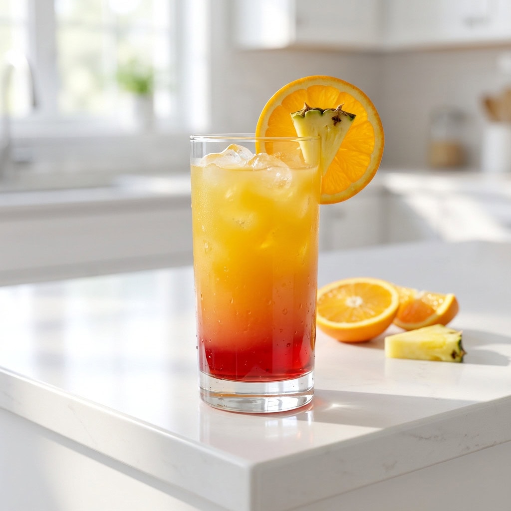 Tropical Sunrise Mocktail Recipe