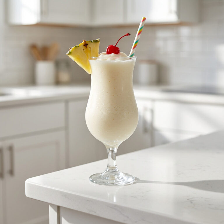 Virgin Pina Colada Mocktail Recipe