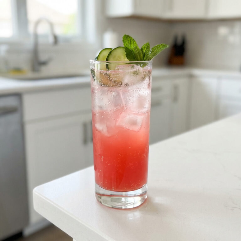 Watermelon Cucumber Cooler Cocktail Recipe