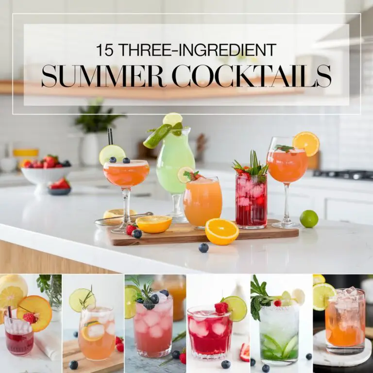 15 3-Ingredient Summer Cocktails