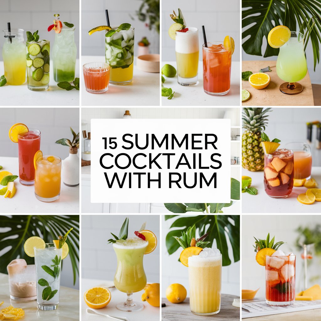 15 Summer Cocktails with Rum