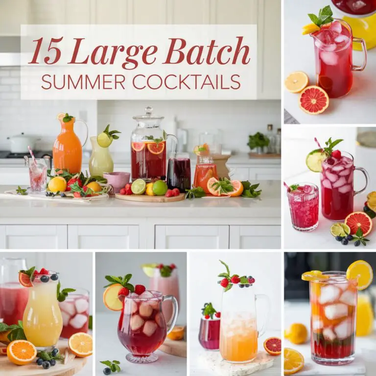 15 Large Batch Summer Cocktails Perfect for Your Next Pool Party