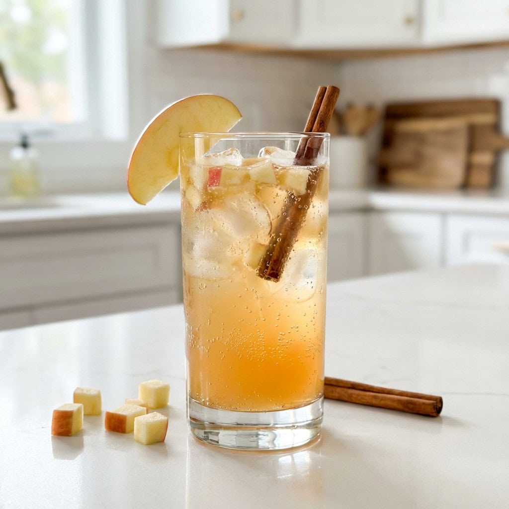 Apple Cinnamon Fizz Cocktail Recipe