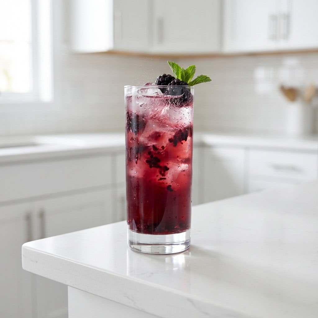 Blackberry Bourbon Lemonade Cocktail Recipe