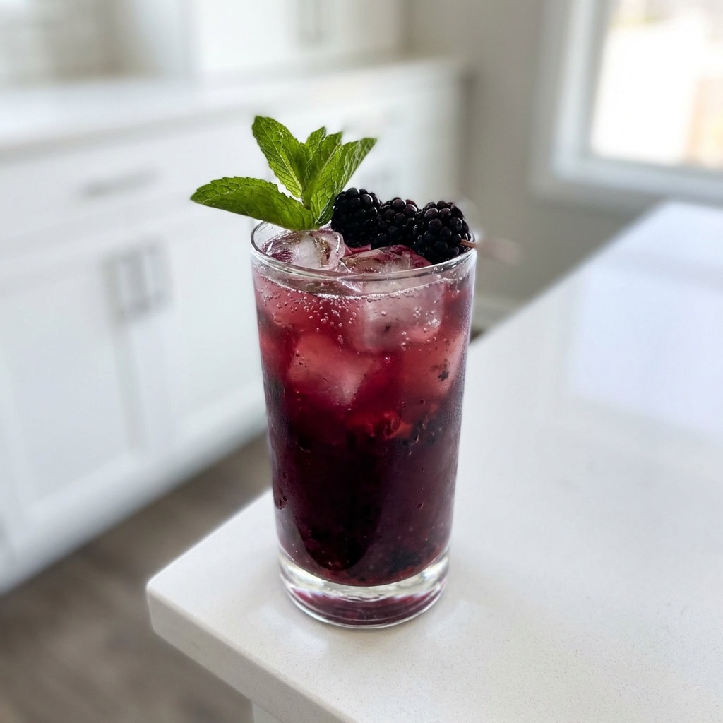 Blackberry Bourbon Lemonade Cocktail Recipe