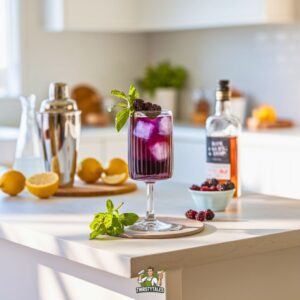 Blackberry Bourbon Lemonade Cocktail Recipe