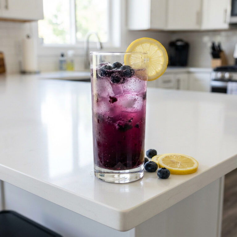 Blueberry Ginger Sparkler Cocktail Recipe
