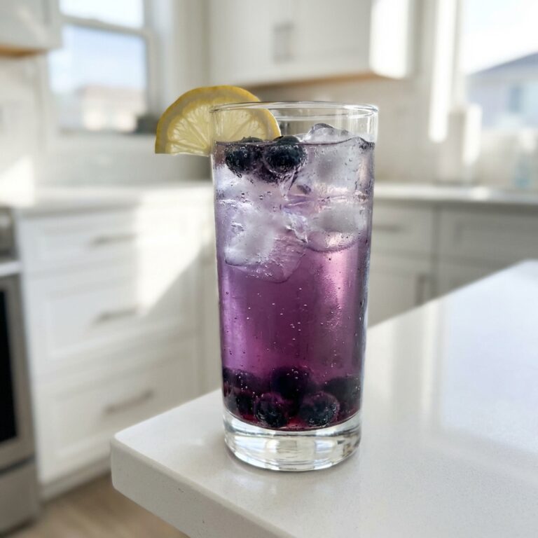 Blueberry Vodka Sparkler Cocktail Recipe