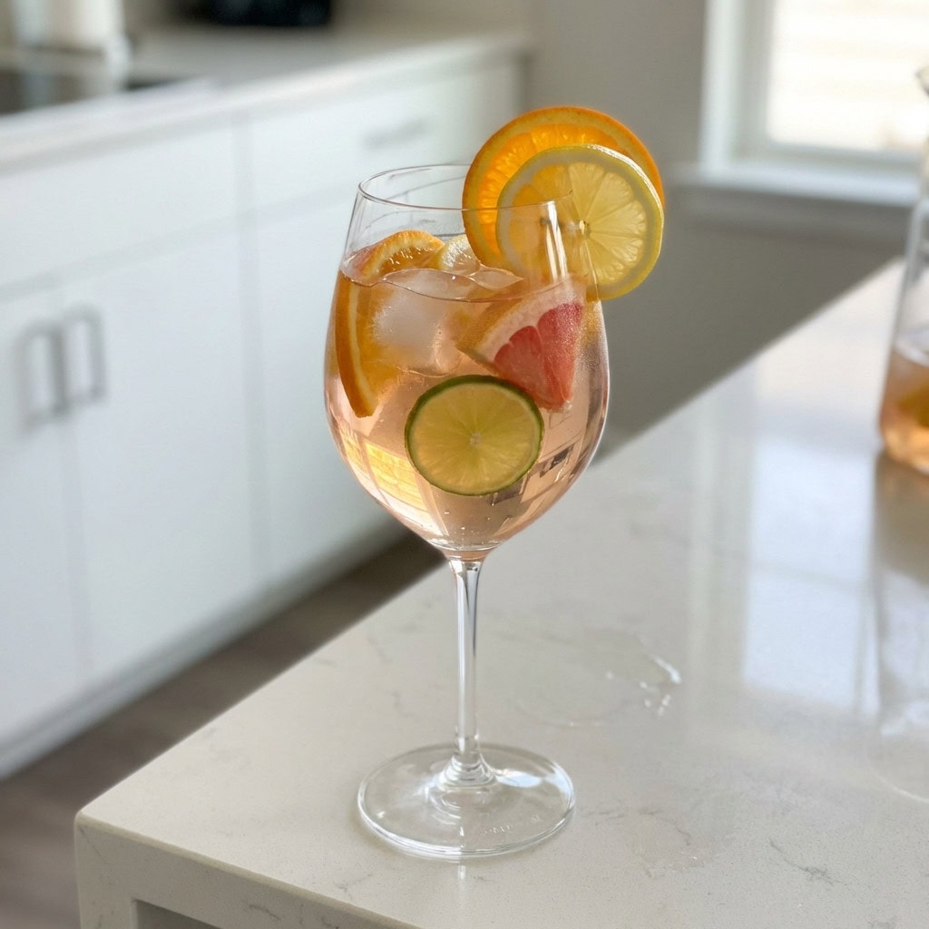 Citrus Rose Sangria Cocktail Recipe