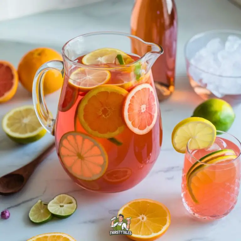Citrus Rosé Sangria Cocktail Recipe