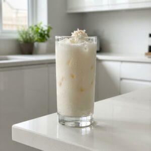 Coconut Egg Cream Mocktail Recipe