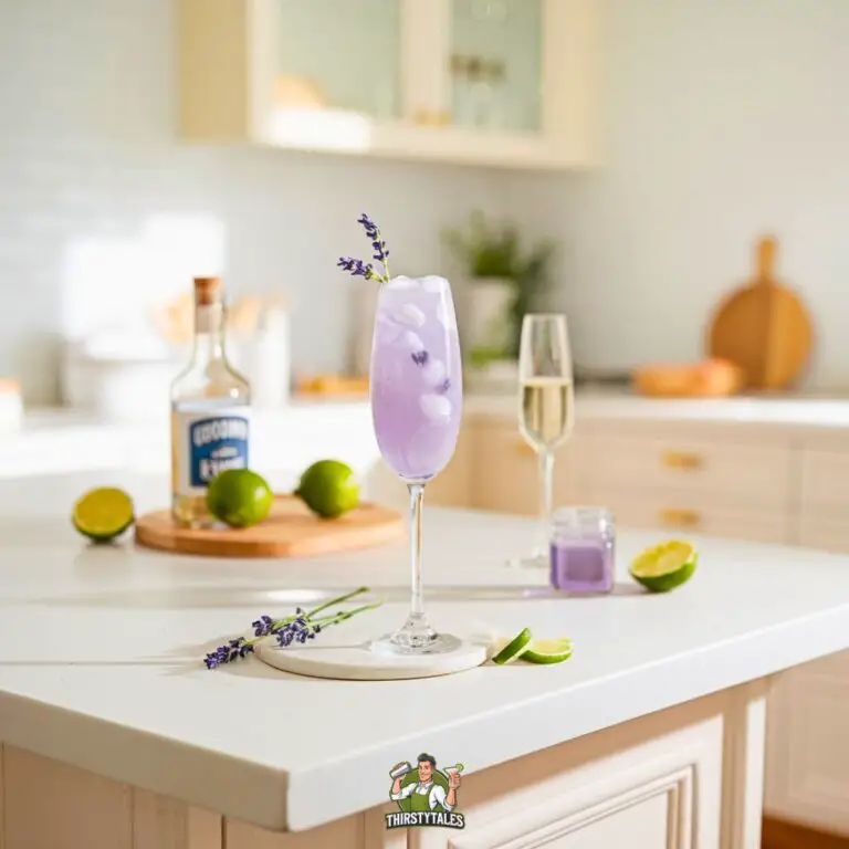 Coconut Lavender Rum Spritz Cocktail Recipe