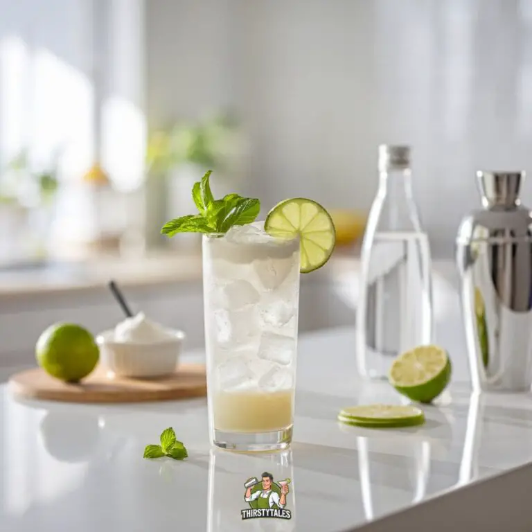 Coconut Lime Fizz Cocktail Recipe