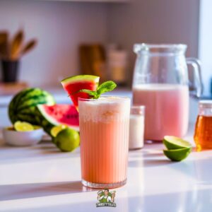 Coconut Watermelon Splash Mocktail Recipe
