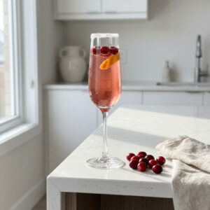 Cranberry Clementine Sparkler Cocktail Recipe