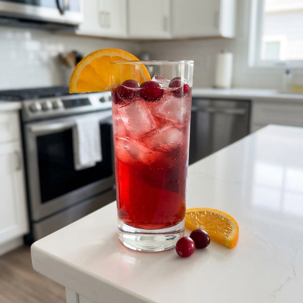 Cranberry Orange Fizz Cocktail Recipe