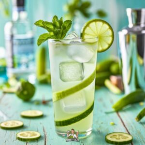 Cucumber Gin Cooler Cocktail Recipe