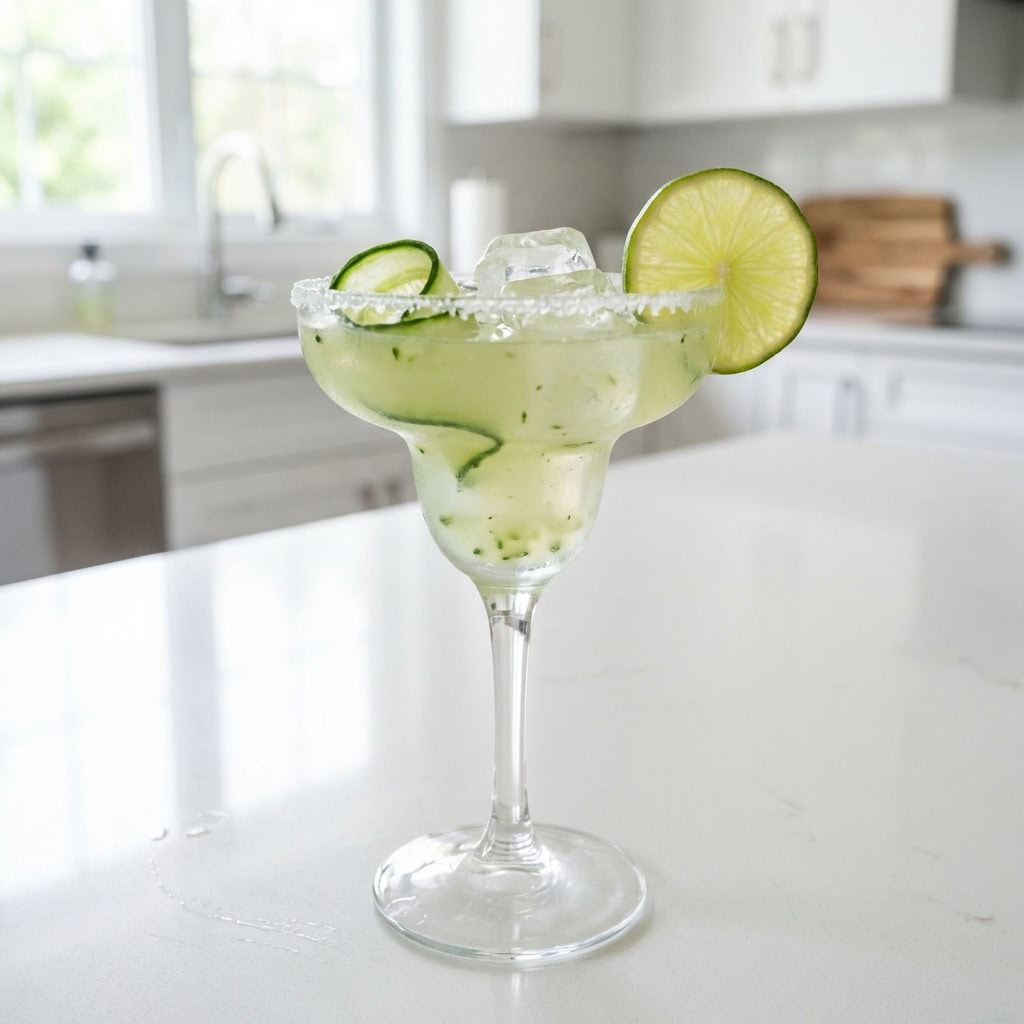 Cucumber Lime Margaritas Cocktail Recipe