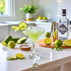 Cucumber Lime Margaritas Cocktail Recipe