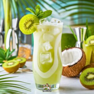 Kiwi Coconut Spritzer Cocktail Recipe