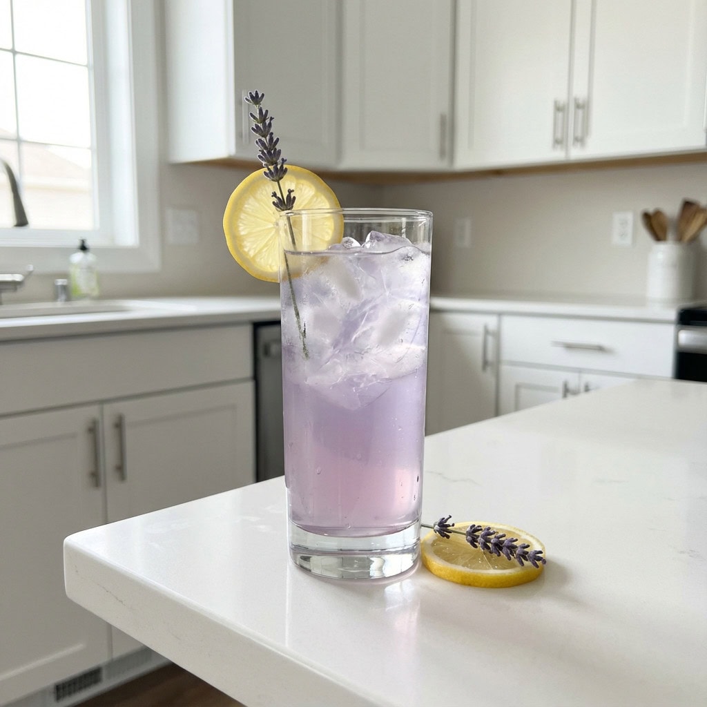 Lavender Earl Grey Cooler Mocktail Recipe