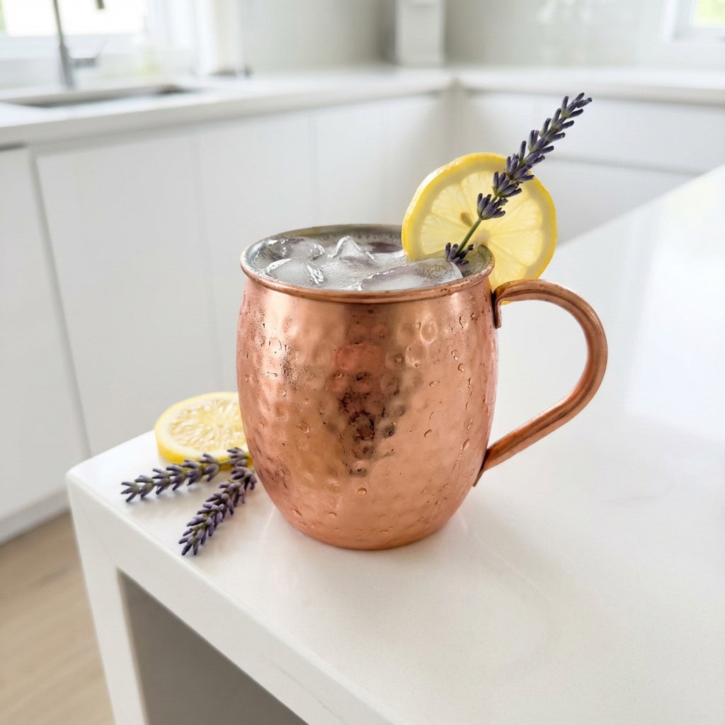 Lavender Lemon Mule Cocktail Recipe