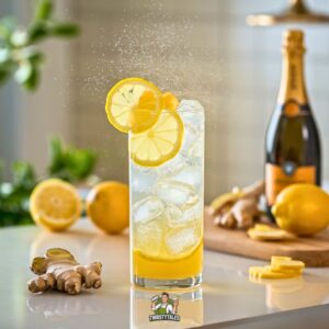 Lemon Ginger Spritz Cocktail Recipe